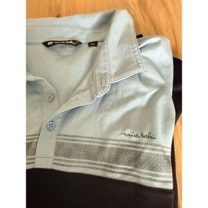 Travis Mathew Blue Cacti Field Golf Polo Shirt Mens 3XL XXXL
